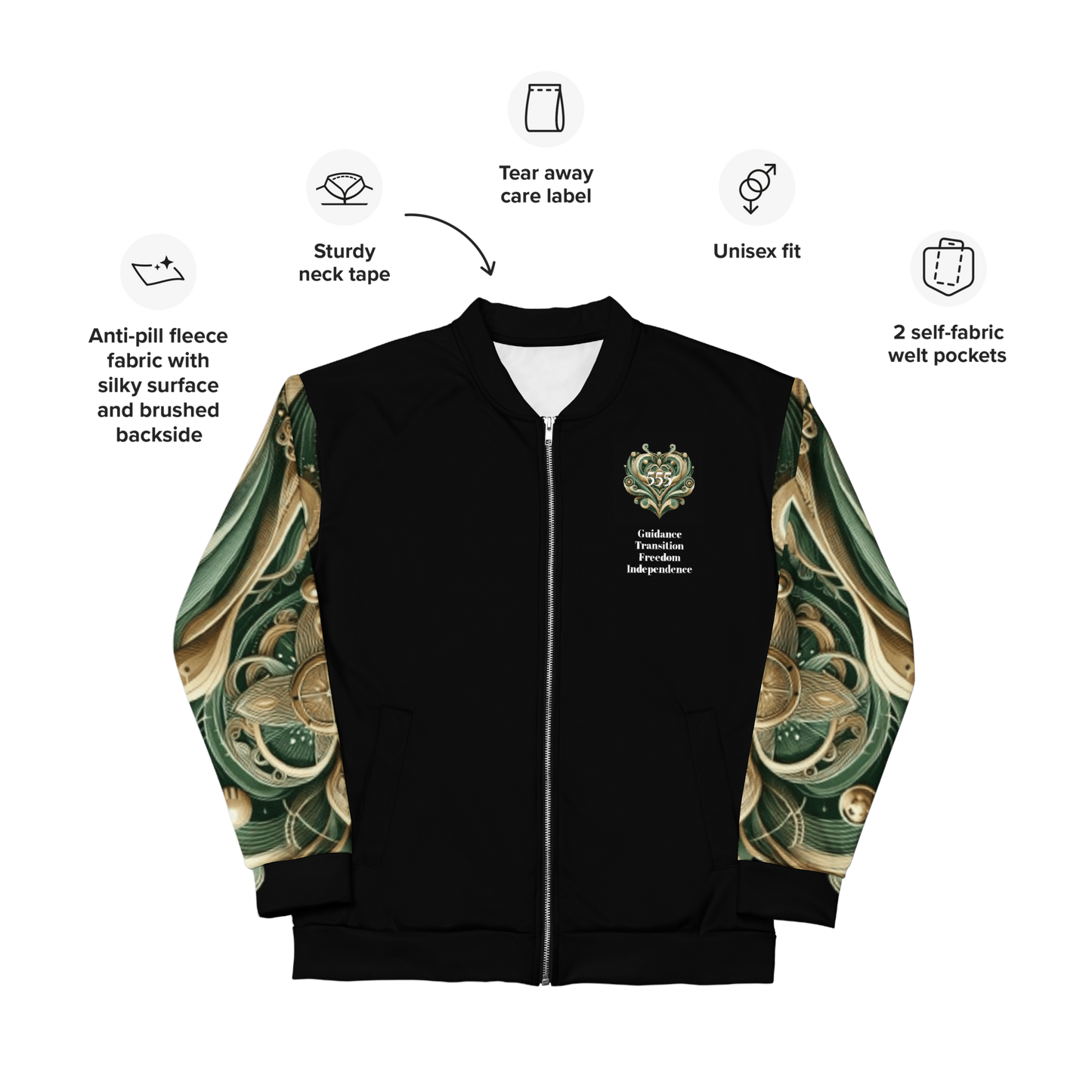 Divine Guidance 555 (Black)